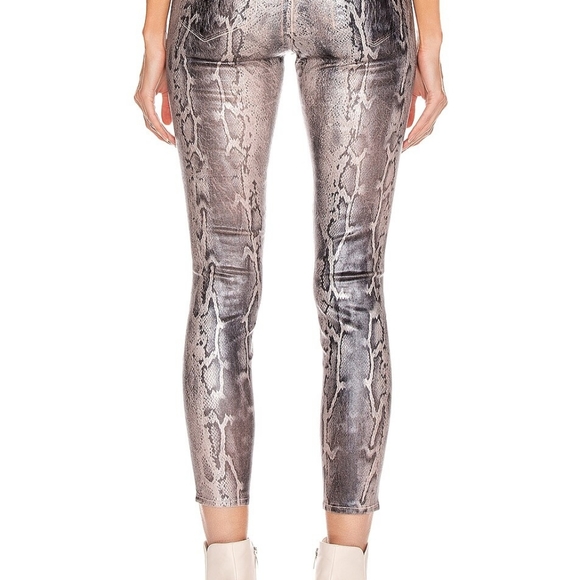 💎L'agence Margot Foiled Python Skinny - Picture 7 of 8